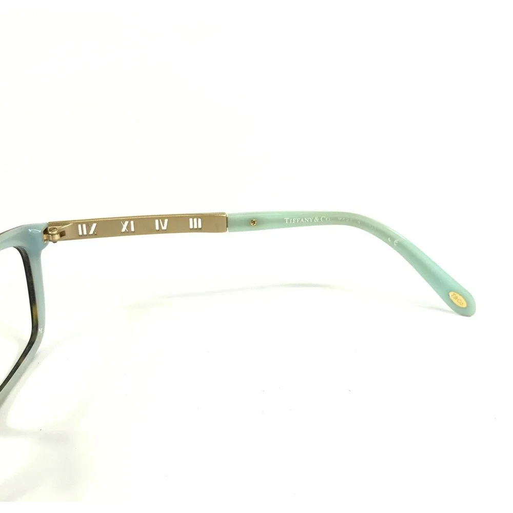 Tiffany & Co. Eyeglasses Frames TF2103-B 8134 Tortoise Blue Rectangle 53-16-140